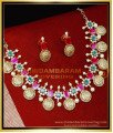 NLC1559 - First Quality Antique Ramparivar Short Necklace Set