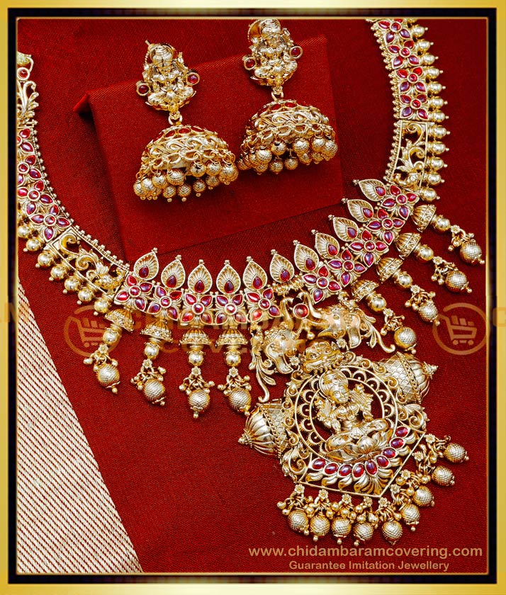 NLC1562 - Premium Quality New Antique Necklace Designs Online