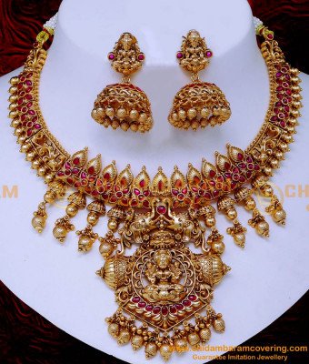NLC1562 - Premium Quality New Antique Necklace Designs Online