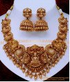 NLC1564 - Premium Quality Latest Gold Design Antique Necklace Set
