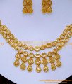 NLC1569 - Elegant Modern Wedding Turkey Gold Necklace Designs