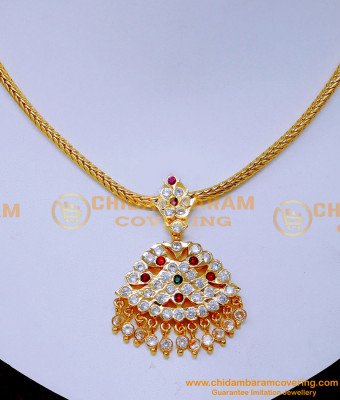 NLC1576 - Cute Simple Rope Chain Impon Necklace Jewelry Design