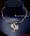 NLC1624 - New Party Wear Unique Simple Diamond Necklace Designs