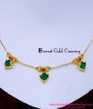 NLC1628 - Latest Light Weight Ruby Stone Palakka Necklace Design