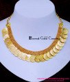 NLC1631 - Traditional Lakshmi Kasu Gold Wedding Necklace Designs