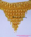 NLC1634 - Bridal Wedding Elekkathali Gold Small Necklace Designs