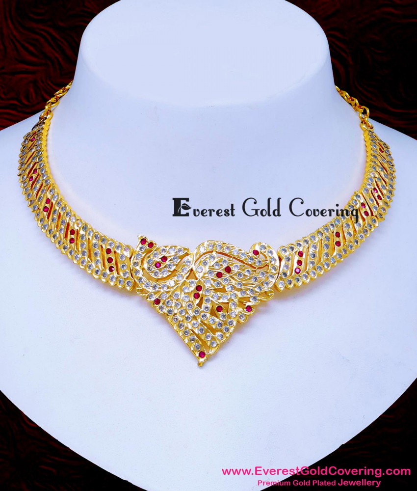 NLC1644 - Impon Jewellery Attigai Necklace Wedding Collections
