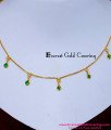 NLC1648 - New Model Green Stone Drop Necklace Designs Artificial