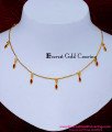 NLC1650 - Trendy Modern Simple Gold Necklace Designs for Girls