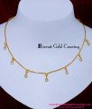 NLC1653 - Unique Simple White Stone Western Necklace Designs