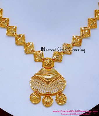 NLC1656 - Latest Gold Pattern Turkish Necklace Designs for Women