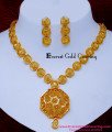 NLC1658 - New Model Turkish Gold Necklace Designs with Earrings