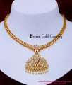 NLC1665 - Latest Pearl Attigai Necklace Impon Gold Plated Jewellery