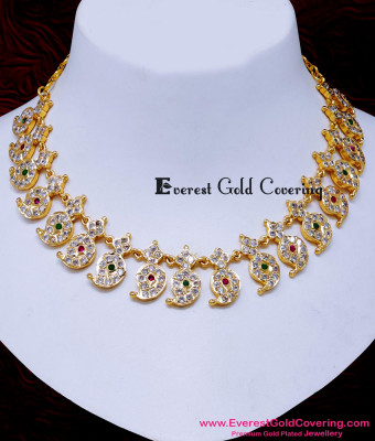 NLC1667 - New Mango Design Necklace Buy Impon Attigai Online