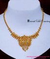 NLC1674 - Light Weight Daily Wear Necklace Gold Plated Jewellery