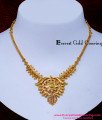 NLC1675 - Simple Daily Wear Gold Plated Necklace for Wedding