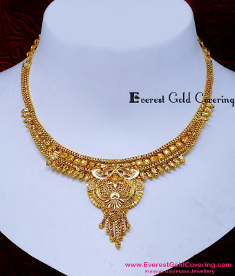 NLC1677 - Traditional South Indian Jewellery Necklace Design