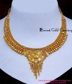 NLC1681 - 1 Gram Gold Simple Necklace Designs Online Shopping