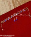 NLC1683 - Kerala Style Palakka Choker Necklace Set for Wedding
