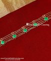 NLC1684 - Latest Bridal Wear Palakka Choker Necklace Gold Design