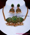 NLC1698 - Kemp Choker Necklace Set Matching Jewellery for Saree