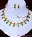 NLC1713 – Latest Antique Jewellery Palakka Mala Necklace Set