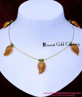 NLC1717 - Latest Light Weight Mango Design Invisible Necklace