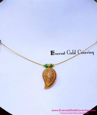 NLC1717 - Latest Light Weight Mango Design Invisible Necklace