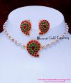 NLC1719 - Traditional Pearl Choker Necklace Mango Design Online