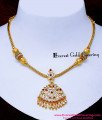 NLC1723 - Bridal Wear Multi Stone Attigai Necklace for Wedding