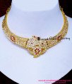 NLC1726 - Traditional Gold Attigai Necklace Designs for Wedding