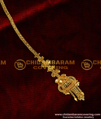 NCT005 - Buy Traditional Gold Plated Nethi Chutti Simple Design South Indian Imitation Jewelry Online