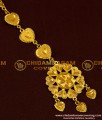NCT021 - Guarantee Gold Plated Heart Shape Hanging Design Maang Tikka For Muslim Women