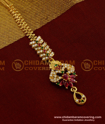 NCT030 – Unique Design Party Wear Stone Papidi Billa/ Maang Tikka Collections Online