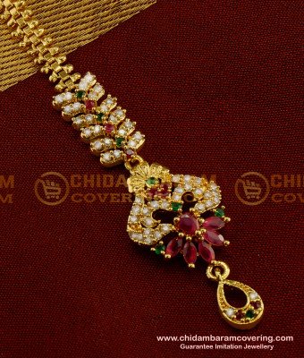 NCT030 – Unique Design Party Wear Stone Papidi Billa/ Maang Tikka Collections Online