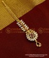 NCT037 - Elegant Look Sparkling Full Stone Maang Tikka Designs Online