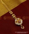NCT038 - Gold Plated Full Stone Maang Tikka Designs for Girls