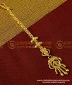 NCT049 - Light Weight Bridal Wear Gold Plated Design Maang Tikka Simple and Stylish Design