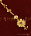NCT058 - Modern Look Party Wear Beautiful Flower Design Stone Maang Tikka for Girls