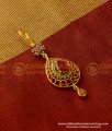 Nct065 - Indian Wedding Jewellery Small Size CZ Stone Maang Tikka for Front Puff Hairstyle  