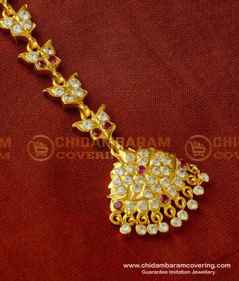 NCT067 - Traditional Gold Design Impon Bridal Wear Nethi Chutti  Maang Tikka Buy Design