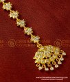 NCT068 - Latest Impon Collection Bridal Wear White Stone Nethi Chutti  Buy Online