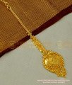 NCT071 - Latest Gold Big Maang Tikka Design Pure Gold Plated Guarantee Jewellery Buy Online
