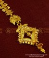 NCT088 - Traditional North Indian Bridal Wear Forming Gold Maang Tikka Designs for Wedding
