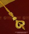 NCT089 - Unique Collection North Indian Forming Gold Maang Tikka Designs for Girls