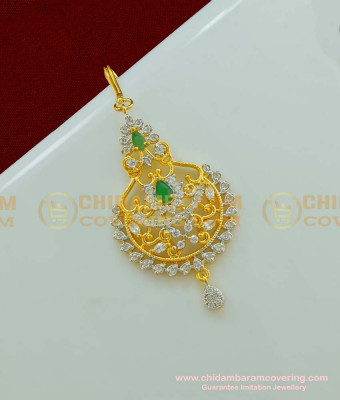 Nct098 - Latest Wedding Designer Maang Tikka Small Diamond Tikka Designs for Girls  