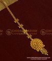 NCT109 - New Model Flower Gold Design Maang Tikka South Indian Papidi Billa for Bride