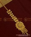 NCT111 - Latest Light Weight Flower Design Gold Covering Nethi Chutti for Wedding