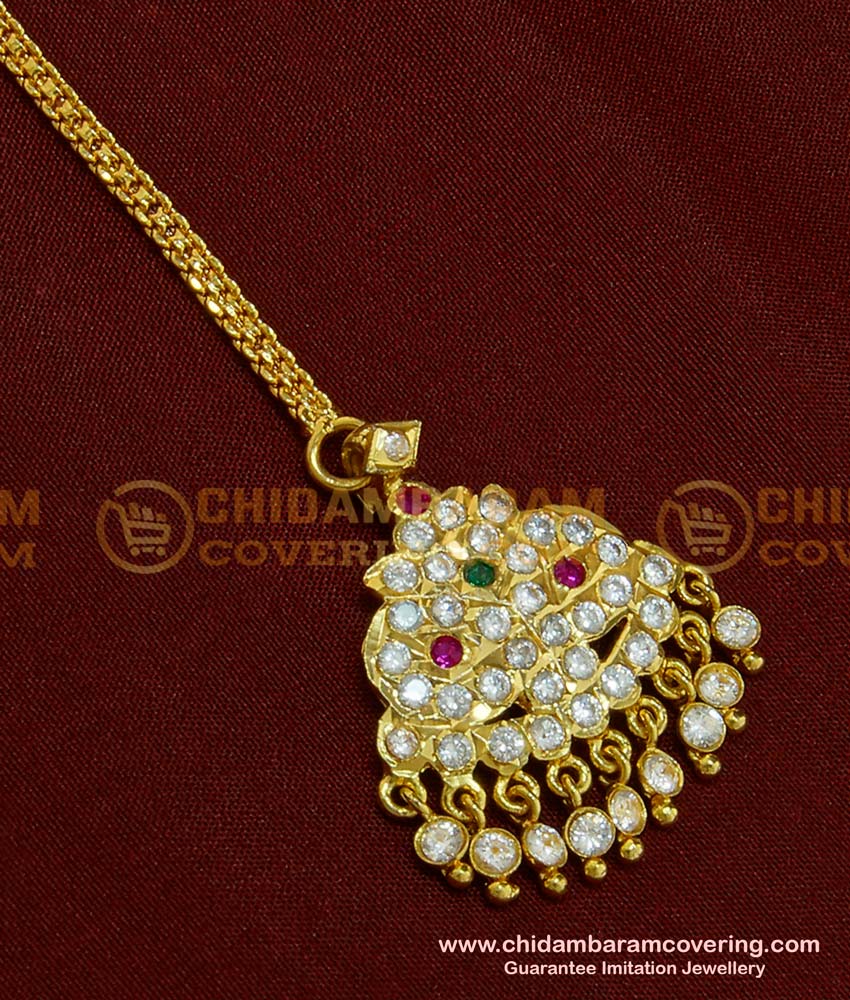 NCT113 - Bridal Wear Pure Gold Plated Five Metal Maang Tikka Buy Online Shopping 