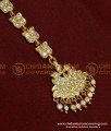 NCT114 - Impon One Gram Gold White Stone Nethi Chutti  Bridal Wear Maang Tikka Design 